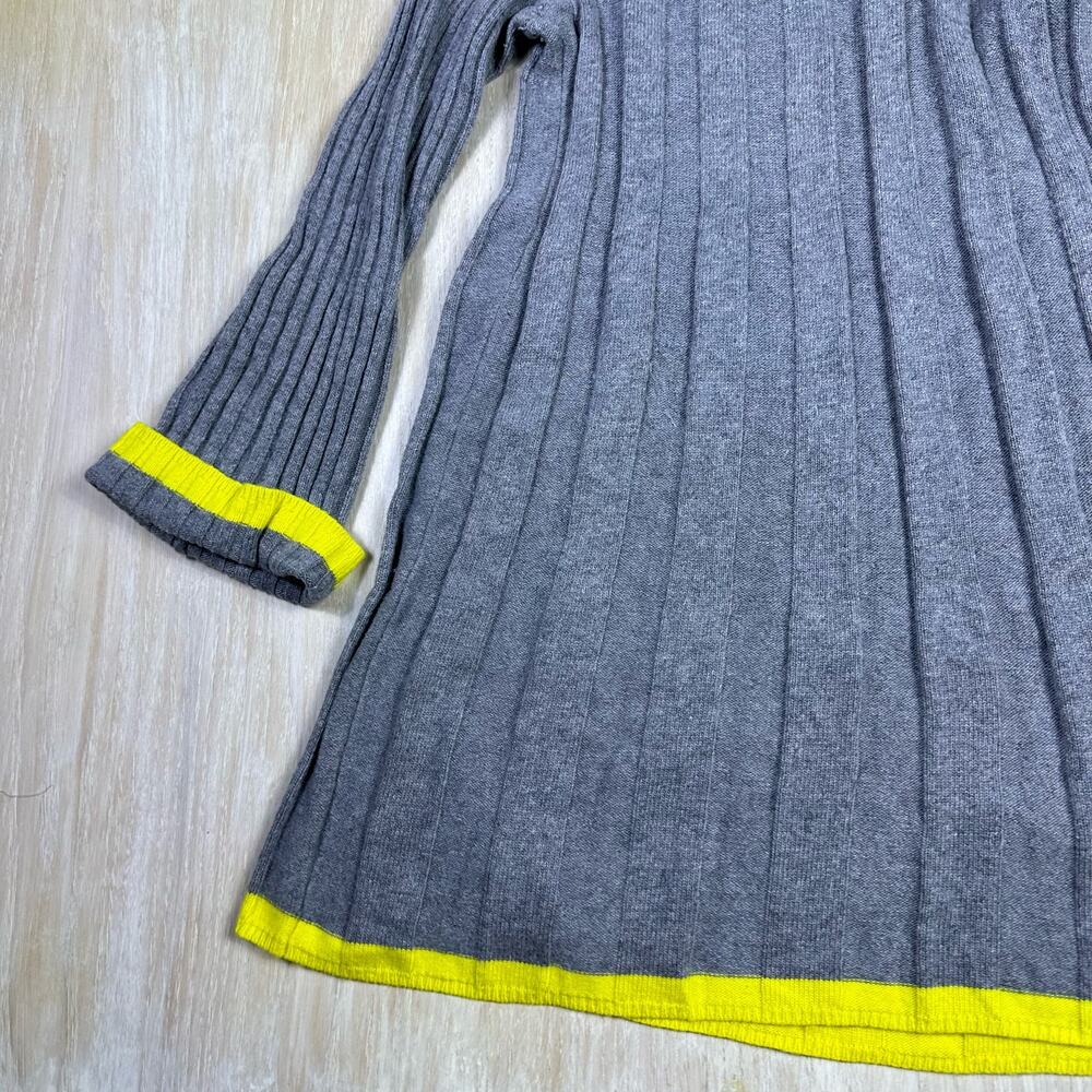 Anthropologie Arseneau Ribbed Casual High Neck Knee Length Sweater Dress Small - Picture 11 of 15